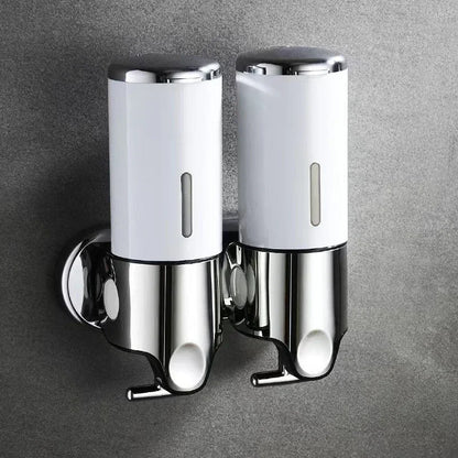 Soap Dispensers Shampoo Dispenser Hotel Bathroom Toilet Wall-mounted Shampoo Shower Gel Press Box Soap Pump Barrel Hand Liquid