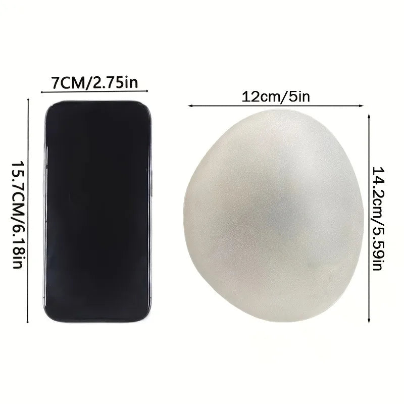 1 PC White Frosted Glass Solar Ground Lamp Outdoor Waterproof Solar Pebble Light Wireless Decorative Garden Lawn Light