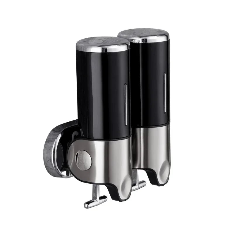 Soap Dispensers Shampoo Dispenser Hotel Bathroom Toilet Wall-mounted Shampoo Shower Gel Press Box Soap Pump Barrel Hand Liquid